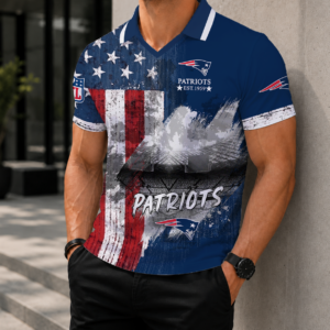 Limited Edition – Customized NFL New England Patriots Polo Shirt
