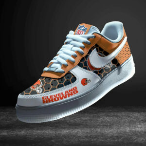 Limited Edition – Customized NFL Cleveland Browns Air Force 1 Sneakers