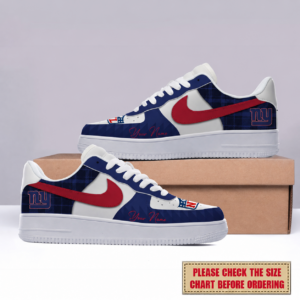 Limited Edition – Customized NFL New York Giants Air Force 1 Shoes