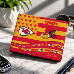 Limited Edition – Customized NFL Kansas City Chiefs Leather Wallet