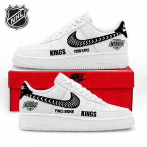Limited Edition – Customized NHL Los Angeles Kings Air Force 1 Sneakers