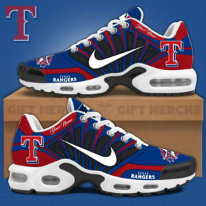 Limited Edition – Customized MLB Texas Rangers Unisex Air Max Plus Sneakers