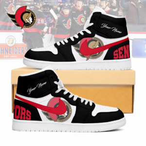 Limited Edition – Customized NHL Ottawa Senators Air Jordan 1 Sneakers