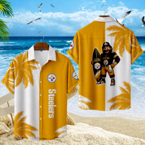Limited Edition – Customized NFL Pittsburgh Steelers Unisex Hawaiian Shirt