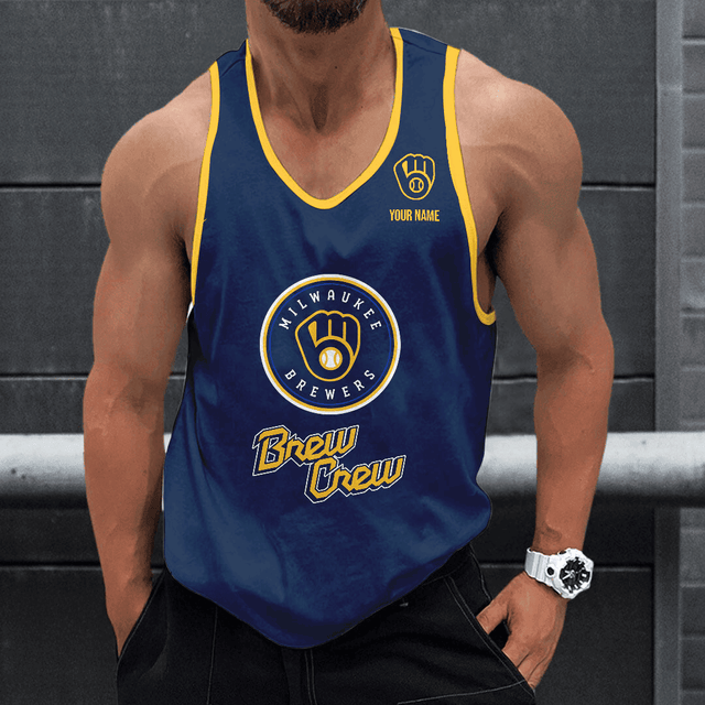 Limited Edition – Customized MLB Milwaukee Brewers Unisex Tank Top