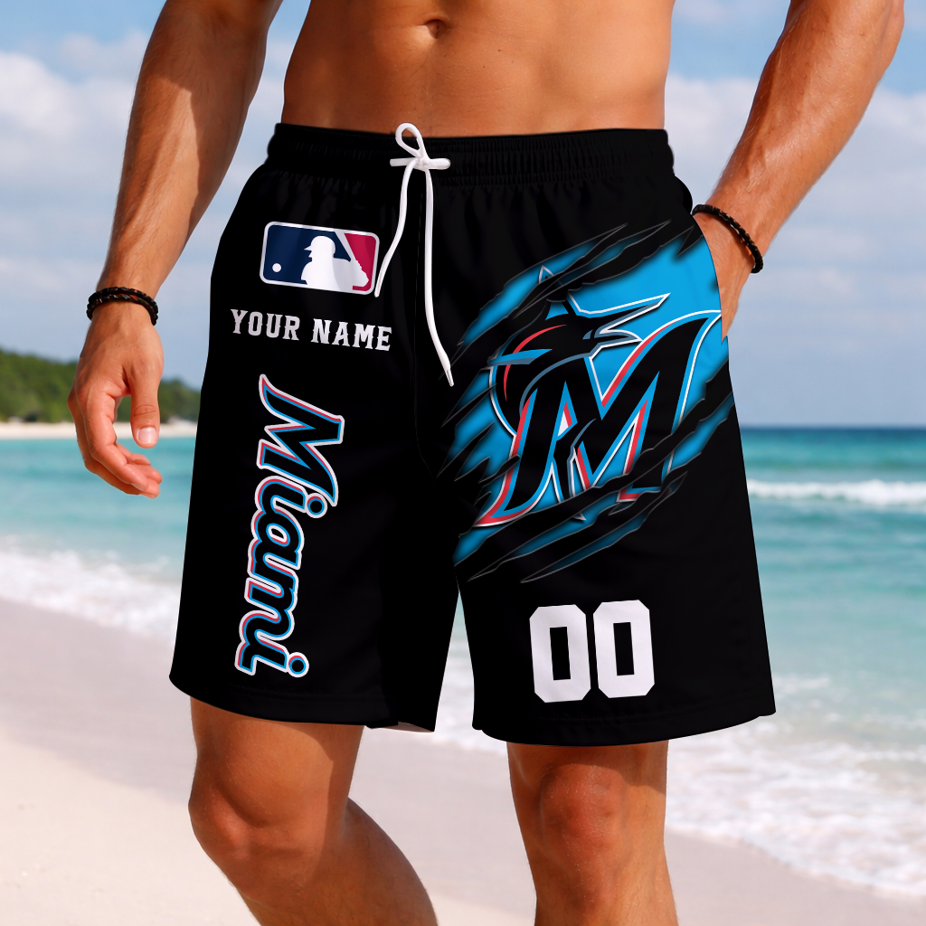 Limited Edition – Premium MLB Miami Marlins Short Pants