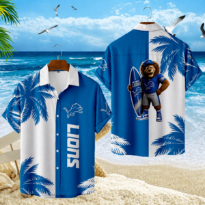 Limited Edition – Customized NFL Detroit Lions Unisex Hawaiian Shirt