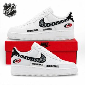 Limited Edition – Customized NHL Carolina Hurricanes Air Force 1 Sneakers