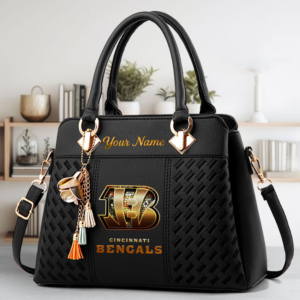 Limited Edition – Customized NFL Cincinnati Bengals Luxury Handbag In Multiple Colors