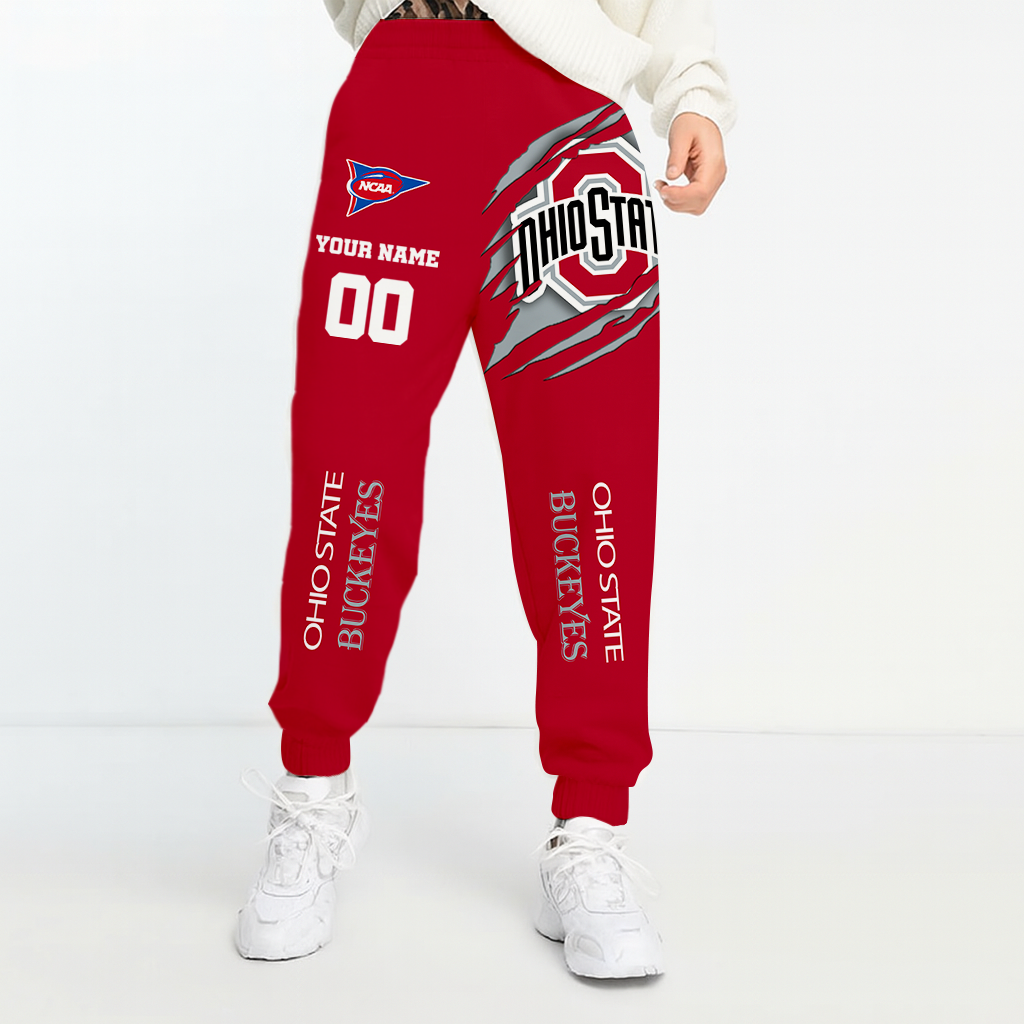 Limited Edition – Customized NCAA Ohio State Buckeyes Unisex Long Pants
