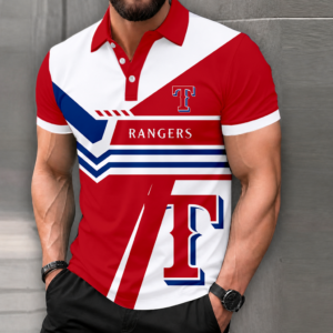 Limited Edition – Customized MLB Texas Rangers Polo Shirt