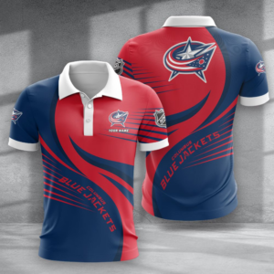 Limited Edition – Customized NHL Columbus Blue Jackets Polo Shirt