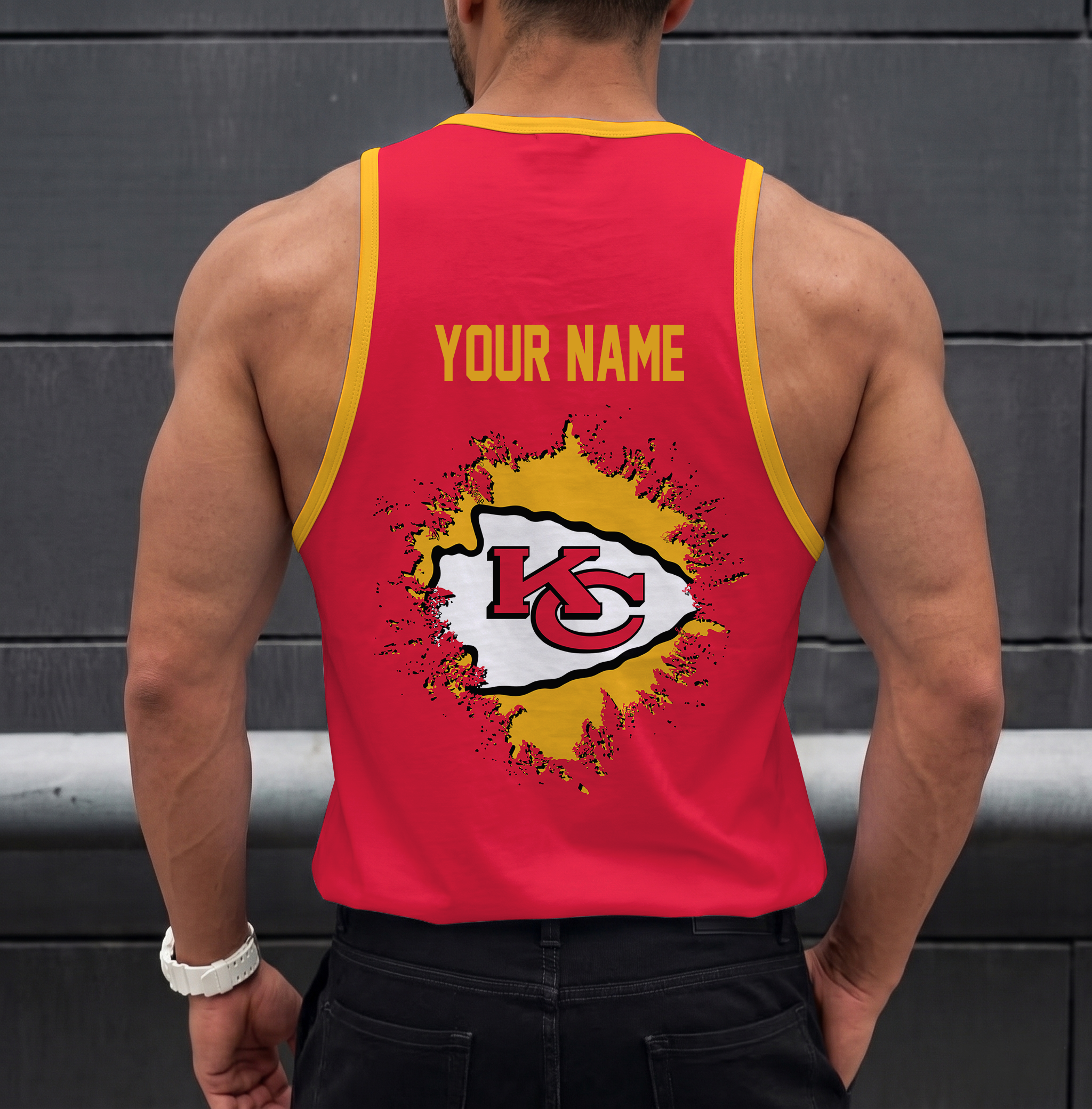 Limited Edition – Customized NFL Kansas City Chiefs Unisex Tank Top - Image 2