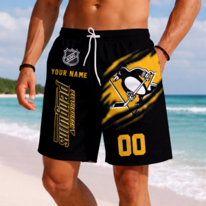 Limited Edition – Customized NHL Pittsburgh Penguins Short Pants