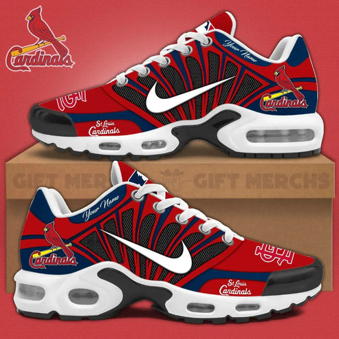 Limited Edition – Customized MLB St. Louis Cardinals Unisex Air Max Plus Sneakers