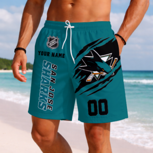 Limited Edition – Customized NHL San Jose Sharks Short Pants