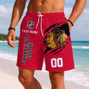Limited Edition – Customized NHL Chicago Blackhawks Short Pants