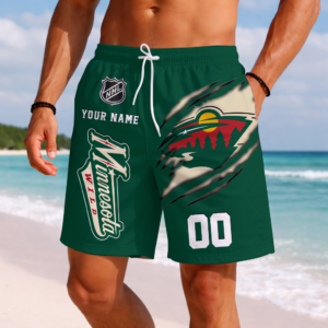 Limited Edition – Customized NHL Minnesota Wild Short Pants