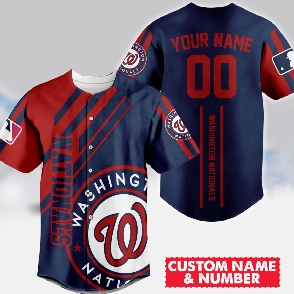 Limited Edition – Customized MLB Washington Nationals Baseball Jersey