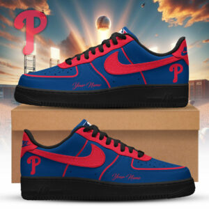 Limited Edition – Customized MLB Philadelphia Phillies Air Force 1 Sneakers