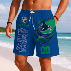 Limited Edition – Customized NHL Vancouver Canucks Short Pants