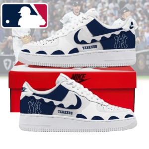 Limited Edition – Customized MLB New York Yankees Air Force 1 Shoes