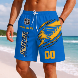 Limited Edition – Customized NHL St. Louis Blues Short Pants