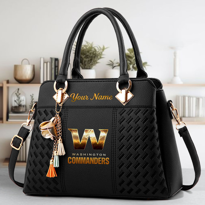 Limited Edition – Customized NFL Washington Commanders Luxury Handbag In Multiple Colors - Image 2
