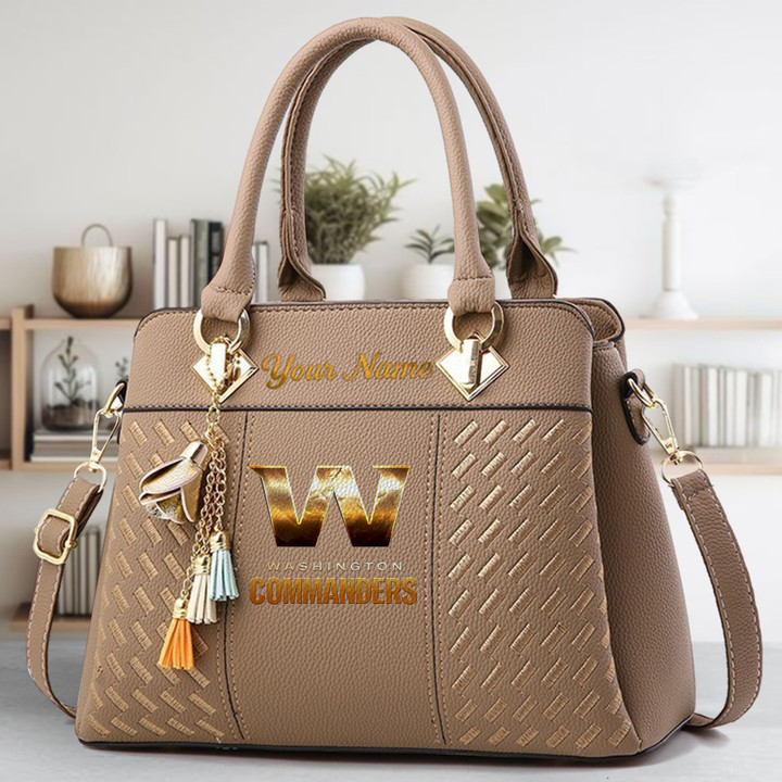 Limited Edition – Customized NFL Washington Commanders Luxury Handbag In Multiple Colors - Image 4