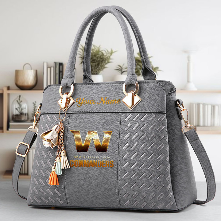 Limited Edition – Customized NFL Washington Commanders Luxury Handbag In Multiple Colors - Image 5