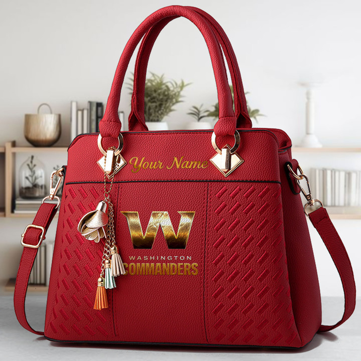 Limited Edition – Customized NFL Washington Commanders Luxury Handbag In Multiple Colors - Image 6