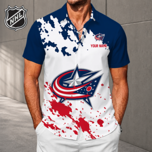 Limited Edition – Customized NHL Columbus Blue Jackets Unisex Hawaiian Shirt