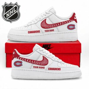 Limited Edition – Customized NHL Montreal Canadiens Air Force 1 Sneakers