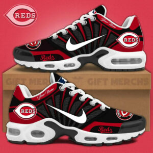 Limited Edition – Customized MLB Cincinnati Reds Unisex Air Max Plus Sneakers