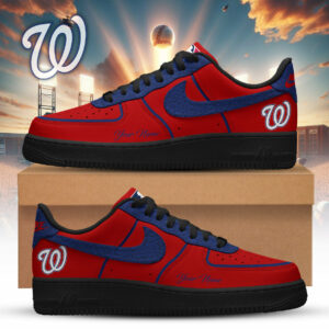 Limited Edition – Customized MLB Washington Nationals Air Force 1 Sneakers