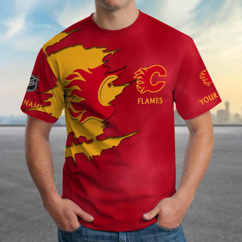 Limited Edition – Customized NHL Calgary Flames T-Shirt