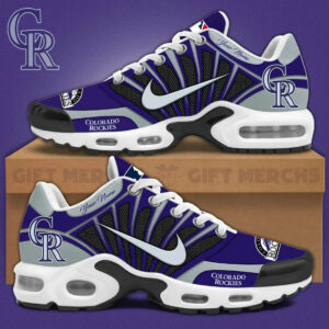 Limited Edition – Customized MLB Colorado Rockies Unisex Air Max Plus Sneakers