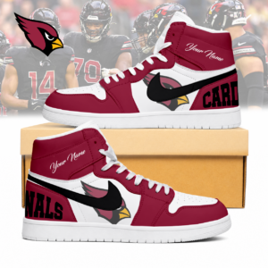 Limited Edition – Customized NFL Arizona Cardinals Air Jordan 1 Sneakers