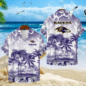 Limited Edition – Customized NFL Baltimore Ravens Unisex Hawaiian Shirt