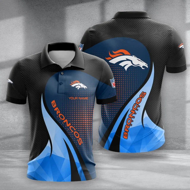 Limited Edition – Customized NFL Denver Broncos Polo Shirt & Short Pants Set