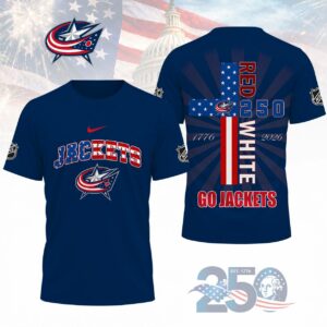 Limited Edition – Customized NHL Columbus Blue Jackets T-Shirt