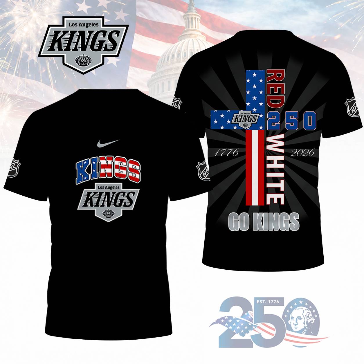 Limited Edition – Customized NHL Los Angeles Kings T-Shirt
