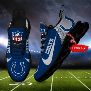 Limited Edition – Customized NFL Indianapolis Colts Unisex Max Soul Shoes