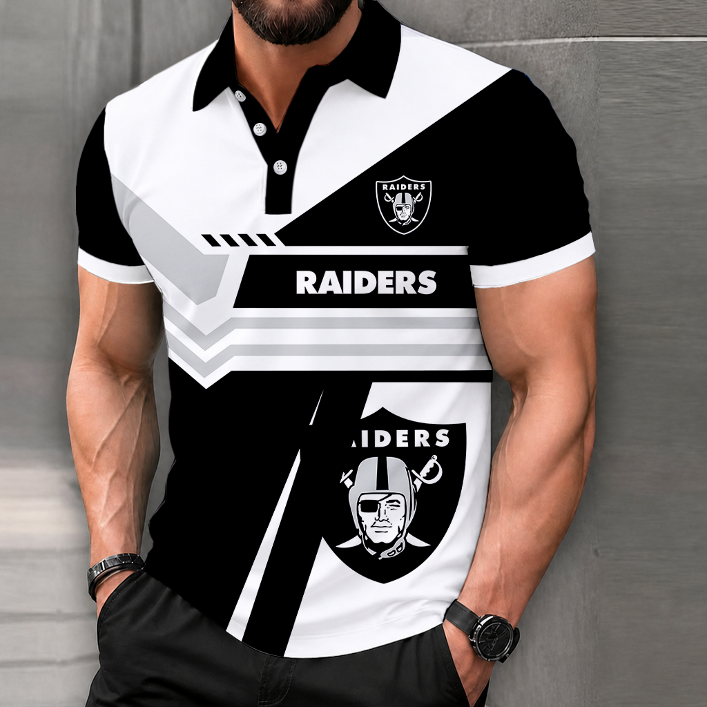 Limited Edition – Customized NFL Las Vegas Raiders Polo Shirt