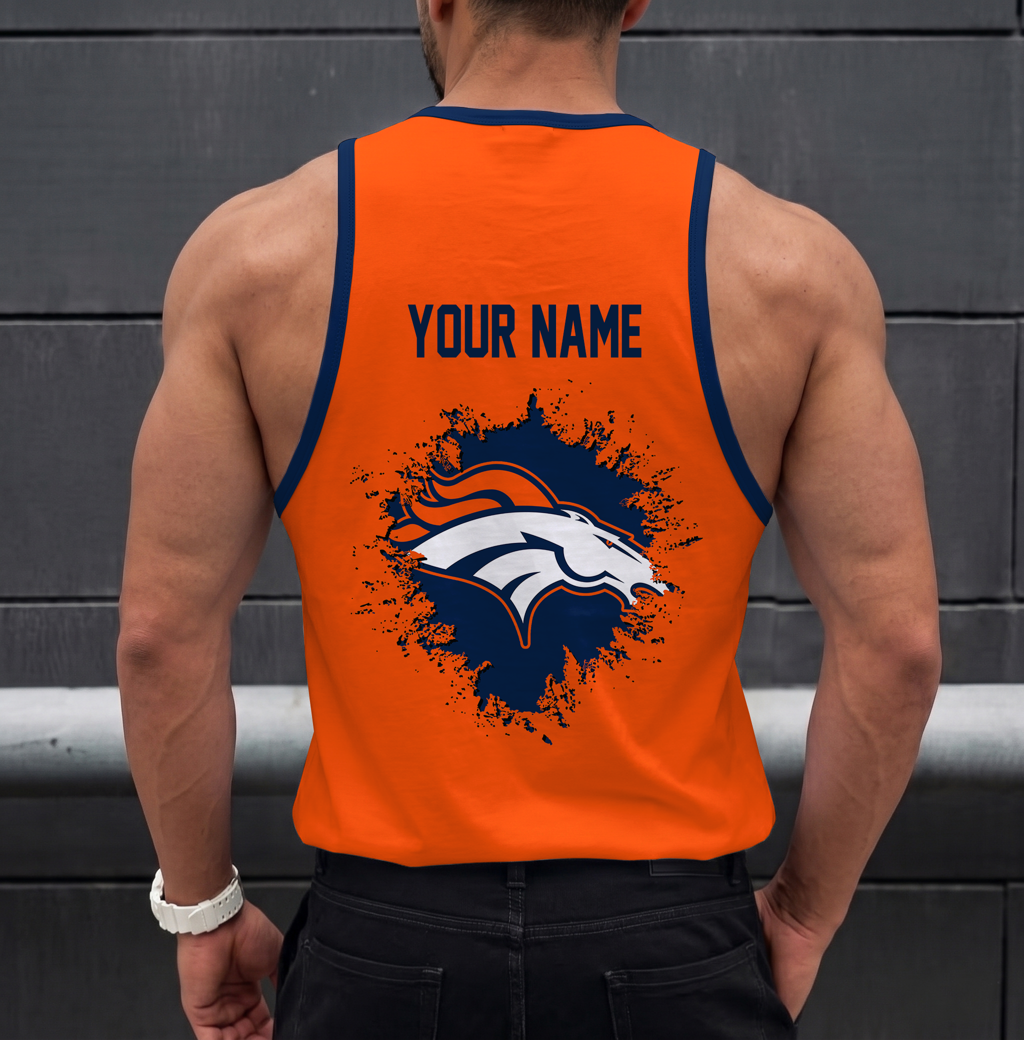 Limited Edition – Customized NFL Denver Broncos Unisex Tank Top - Image 2