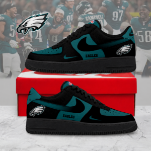 Limited Edition – Customized NFL Philadelphia Eagles Air Force 1 Sneakers