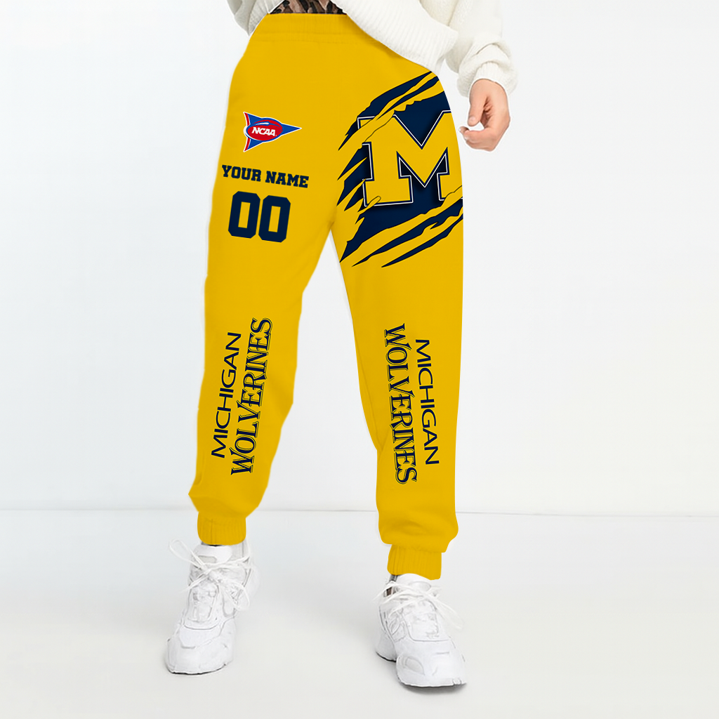 Limited Edition – Customized NCAA Michigan Wolverines Unisex Long Pants