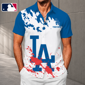 Limited Edition – Customized MLB Los Angeles Dodgers Unisex Hawaiian Shirt