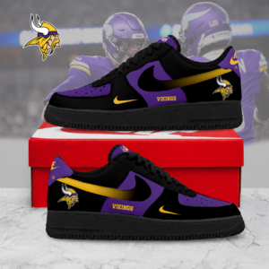 Limited Edition – Customized NFL Minnesota Vikings Air Force 1 Sneakers