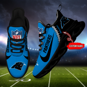 Limited Edition – Customized NFL Carolina Panthers Unisex Max Soul Shoes